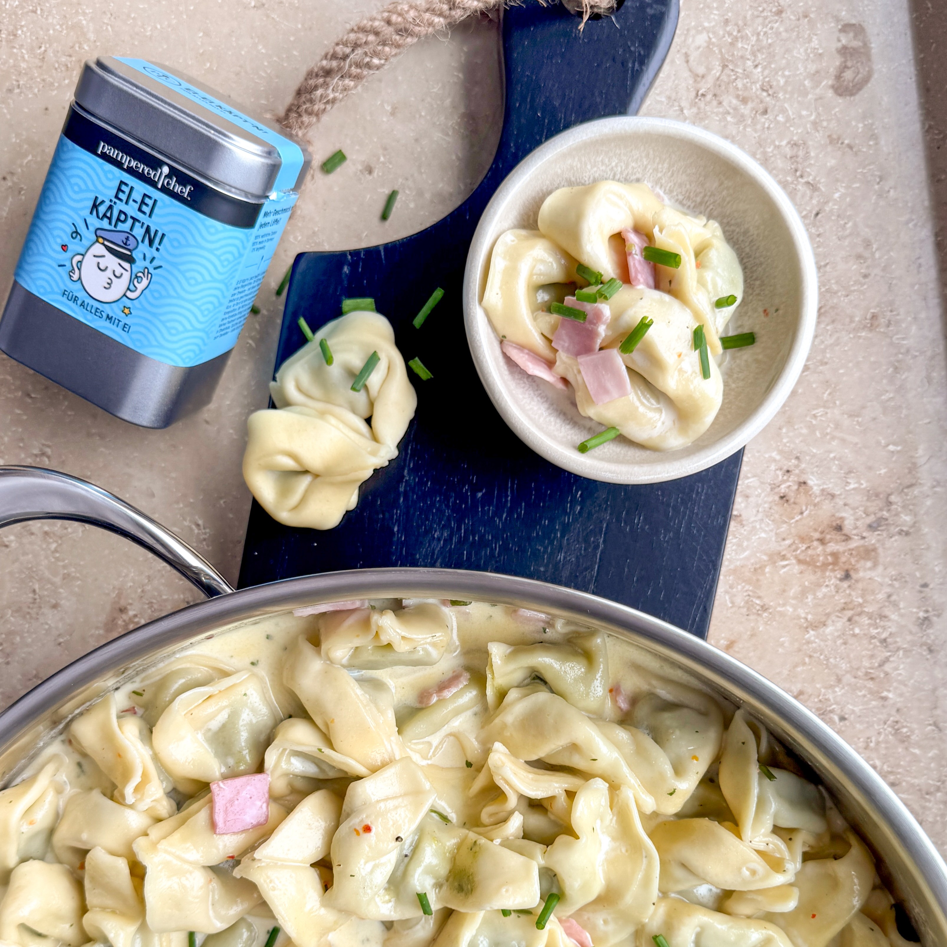 Sahne-Tortellini