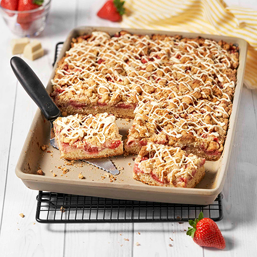Streuselkuchen mit Erdbeeren 